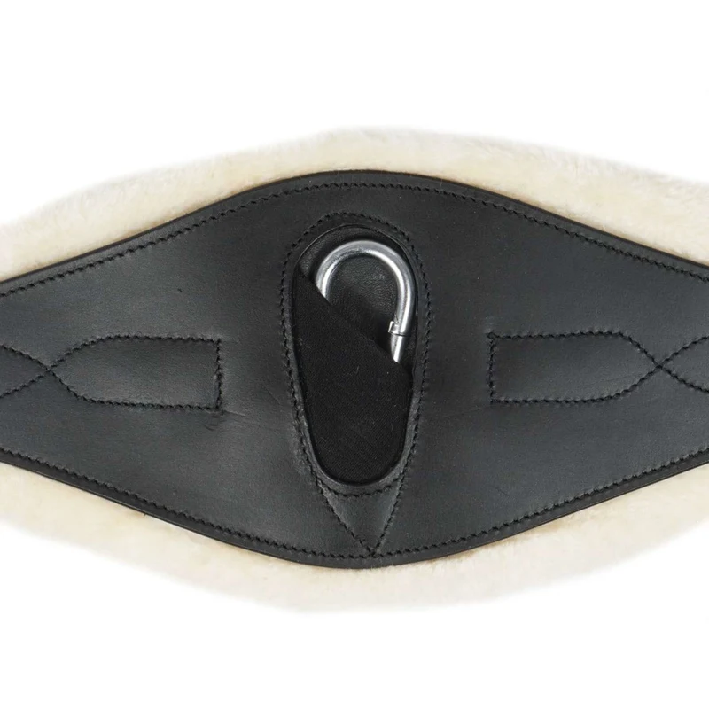 Kavalkade Sangle Foster Comfort Fausse Fourrure Longue Noir