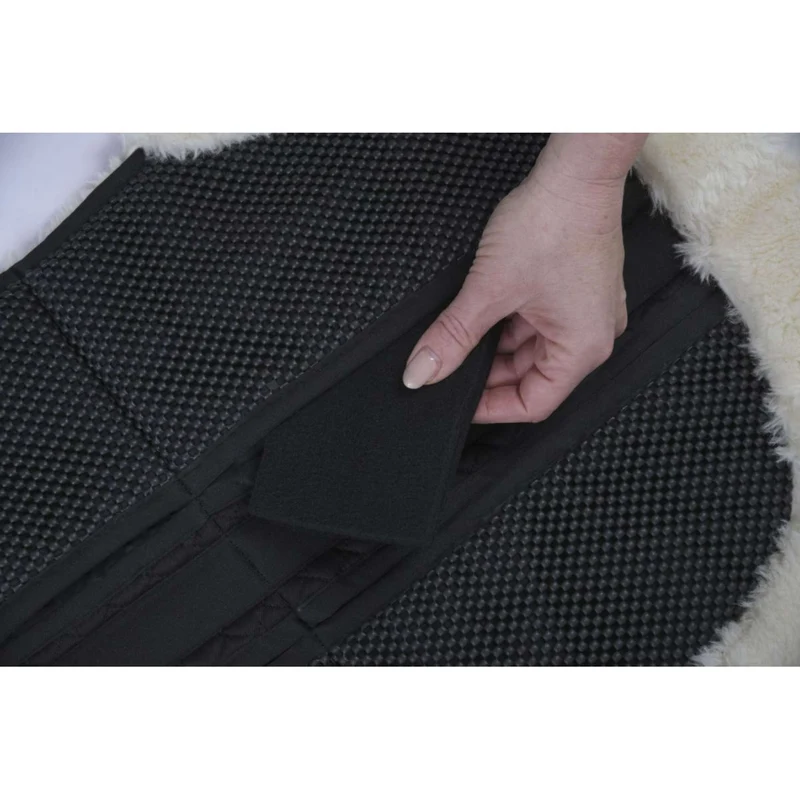 Kerbl Amortisseur Corrective Antislip Nep Fourrure Noir