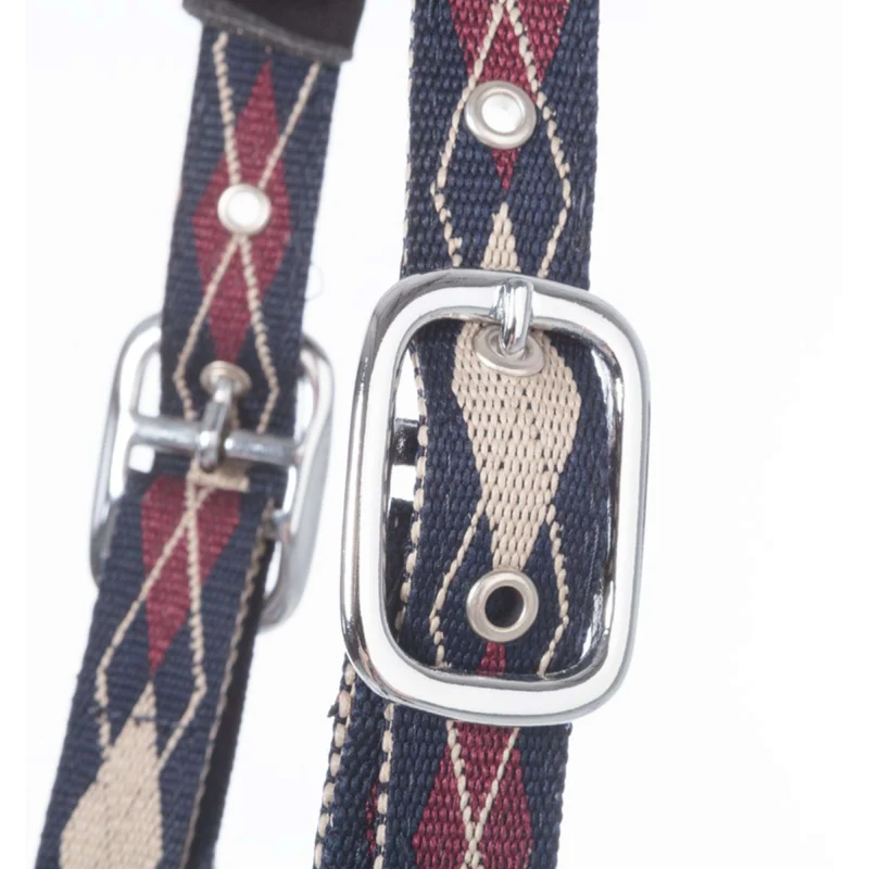 Kavalkade Licol Classic Raute Bleu/Creme/Bordeaux
