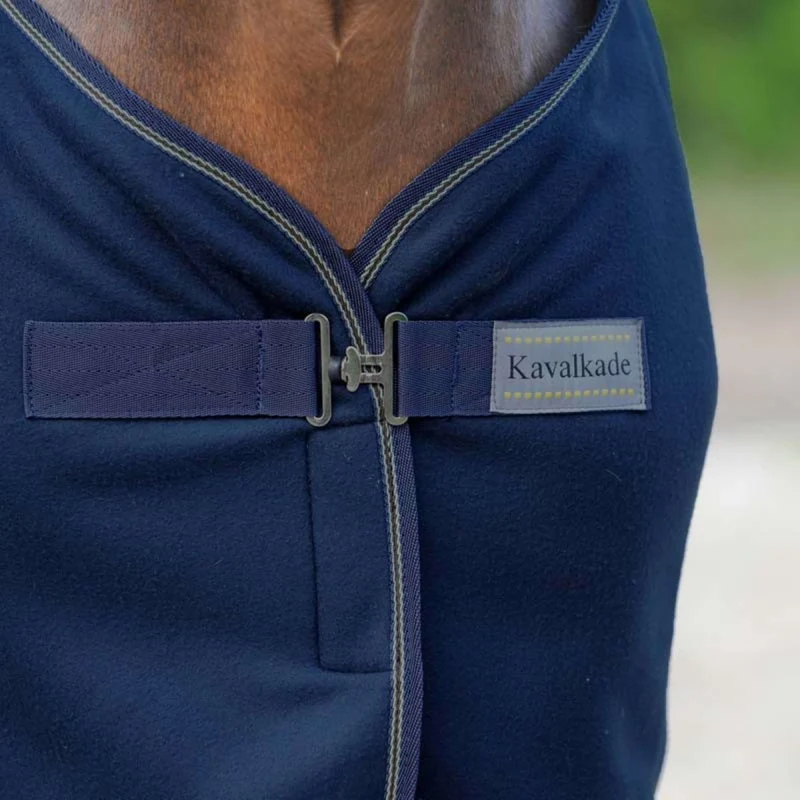 Kavalkade Couverture Polaire Rafraîchissante Kaltblut-Ecoline Marin