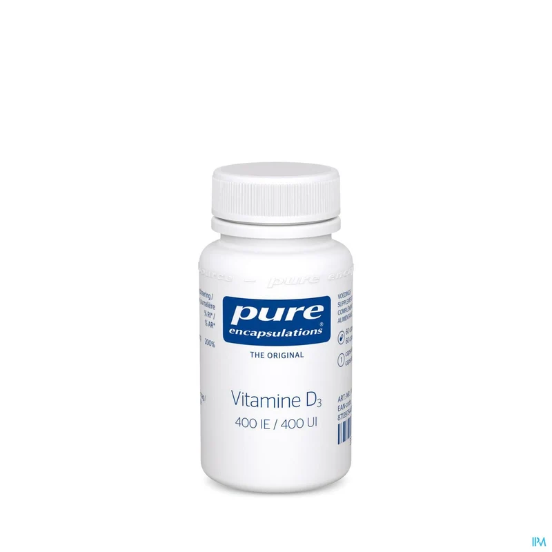 Pure Encapsulations Vitamine D3 400IE | Ondersteunt botten, immuunsysteem en hart