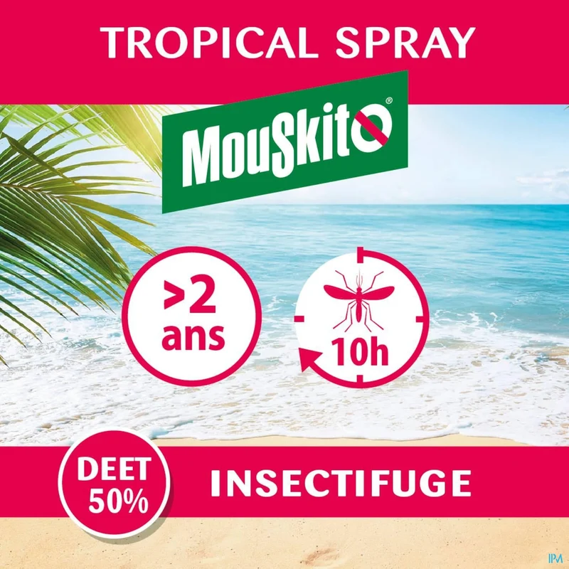 Mouskito Tropical Spray 50% DEET | 100ml | Insectenwerend middel