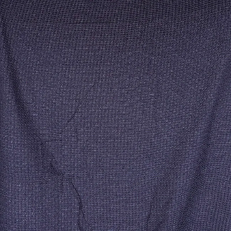 HORKA Couvertures Anti-Transpiration Coton Gaufré Bleu