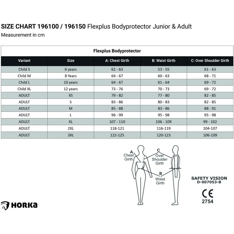 HORKA Protecteur Dorsale Flexplus Junior Bleu Royal