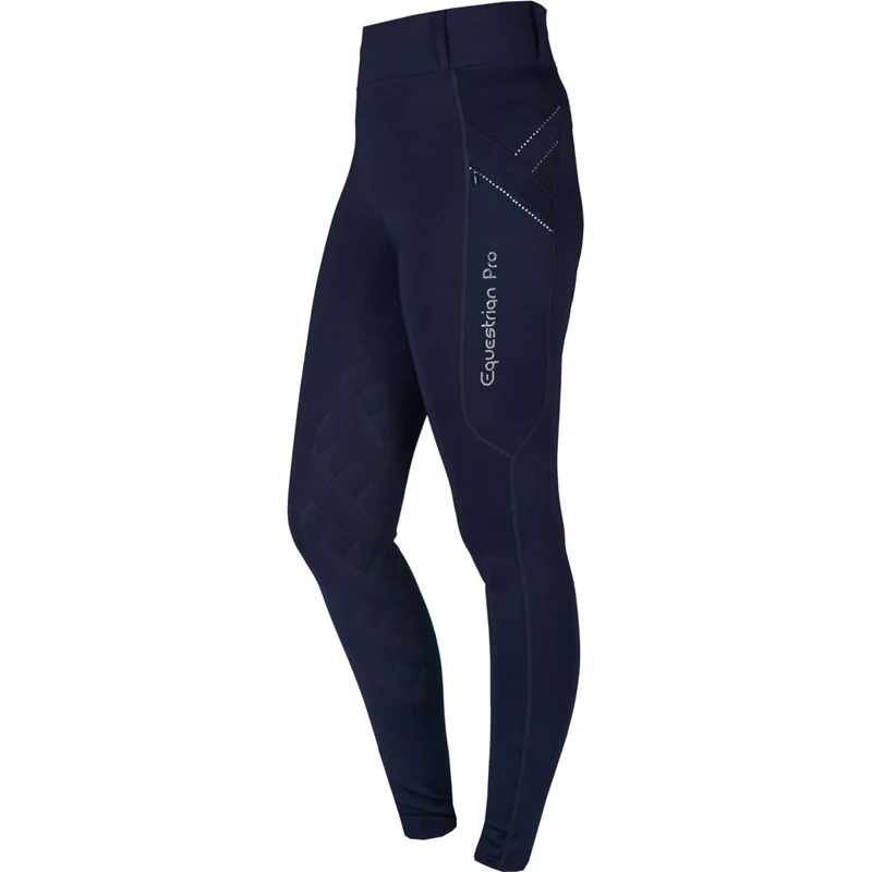 HORKA Legging d'Équitation Momentum Bleu