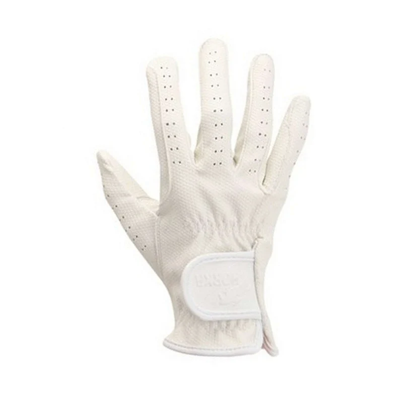HORKA Gants d'Équitation Serino Blanc