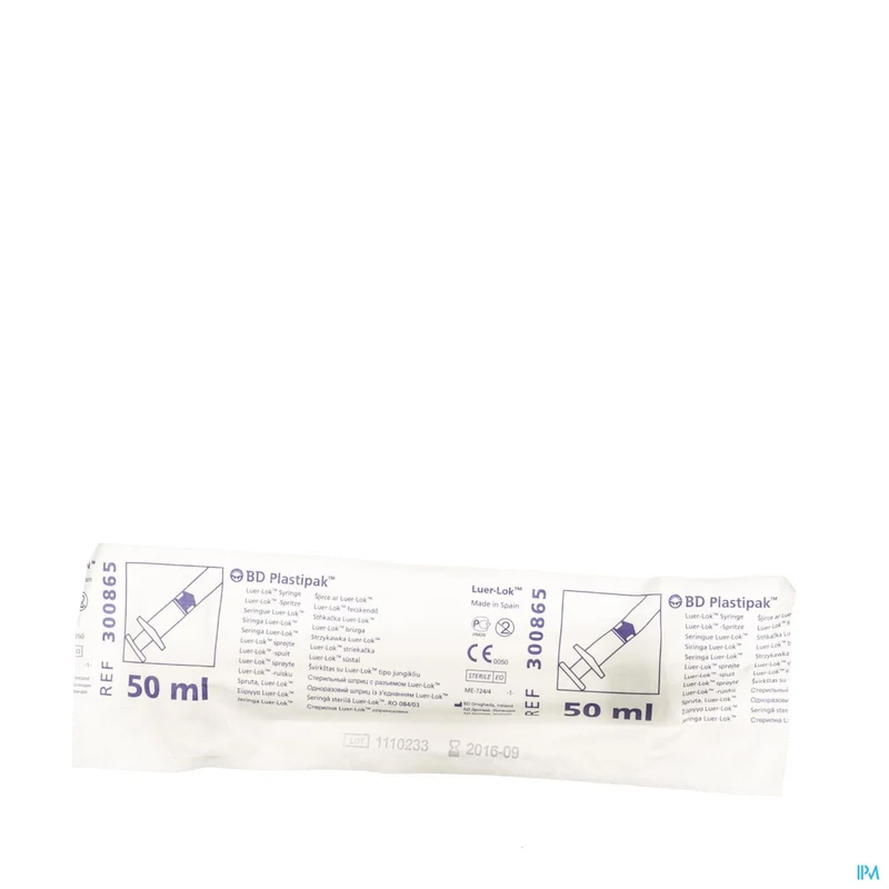 BD Plastipak Spuit 50-60ml | Steriele Luer-Lok Spuit Zonder Naald | Nauwkeurige Dosering