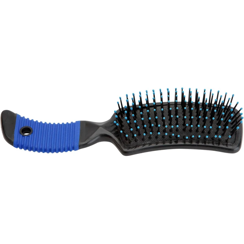 HORKA Brosse à Crinière Plastique Bleu