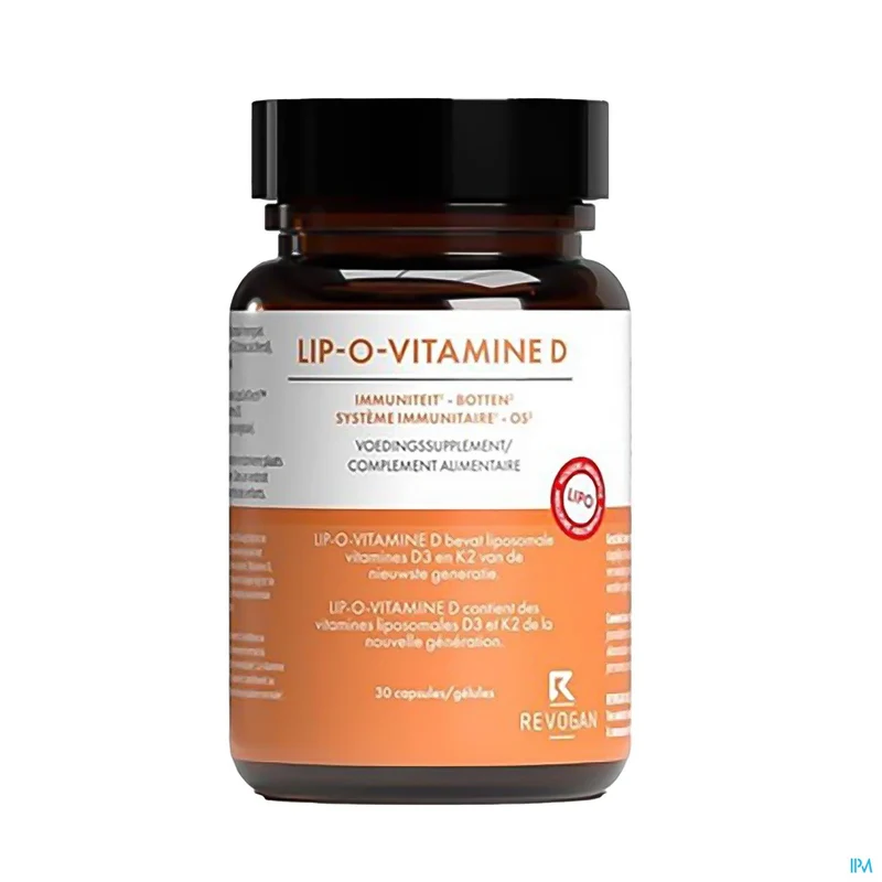 Revogan LIP-O-Vitamine D | 30 Capsules | Botten & immuunsysteem