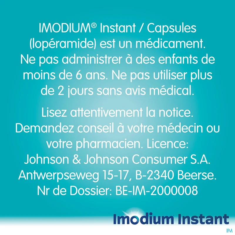Imodium Instant 2mg | 60 smelttabletten | Diarree