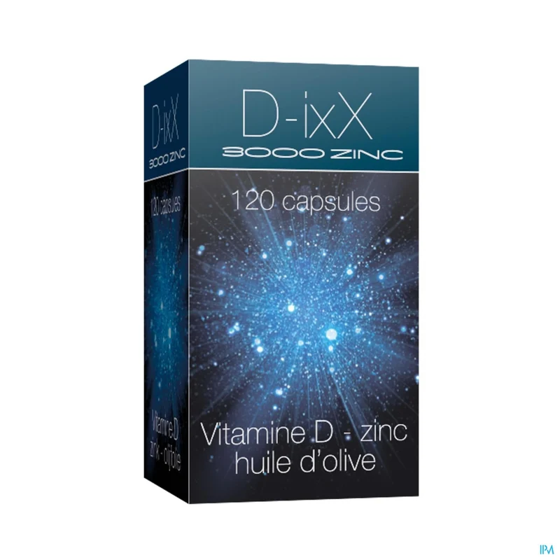 D-ixx 3000 Zink | 120 softgels | Vitamine D3 & zink supplement