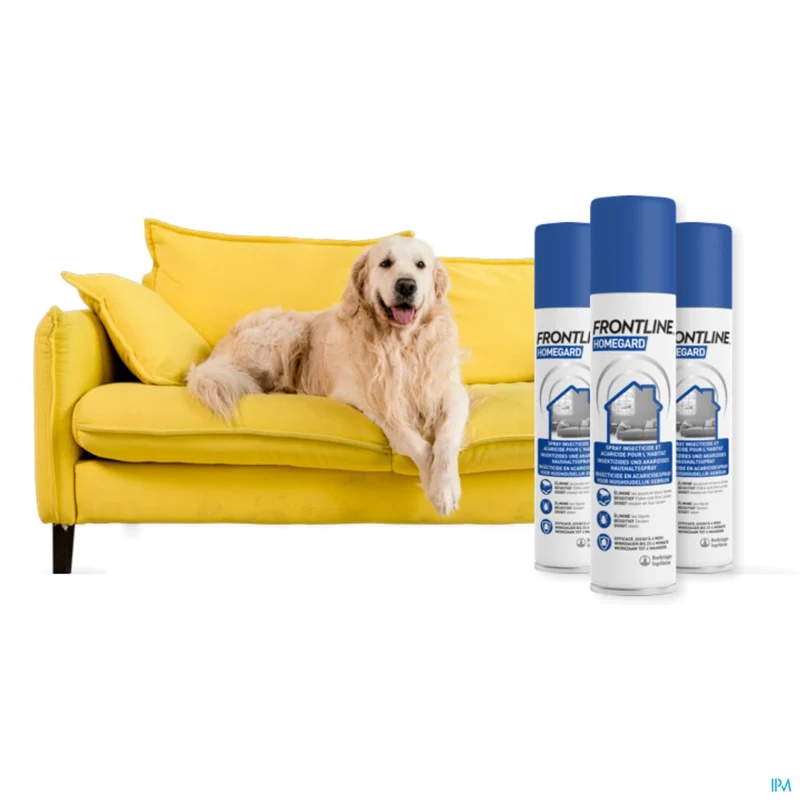 Frontline Homegard Spray 250ml - Snelwerkende vlooien- en tekenbestrijding tot 6 maanden