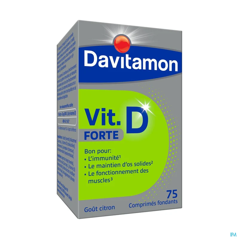 Davitamon Vitamine D Forte | 75 smelttabletten | Voedingssupplement