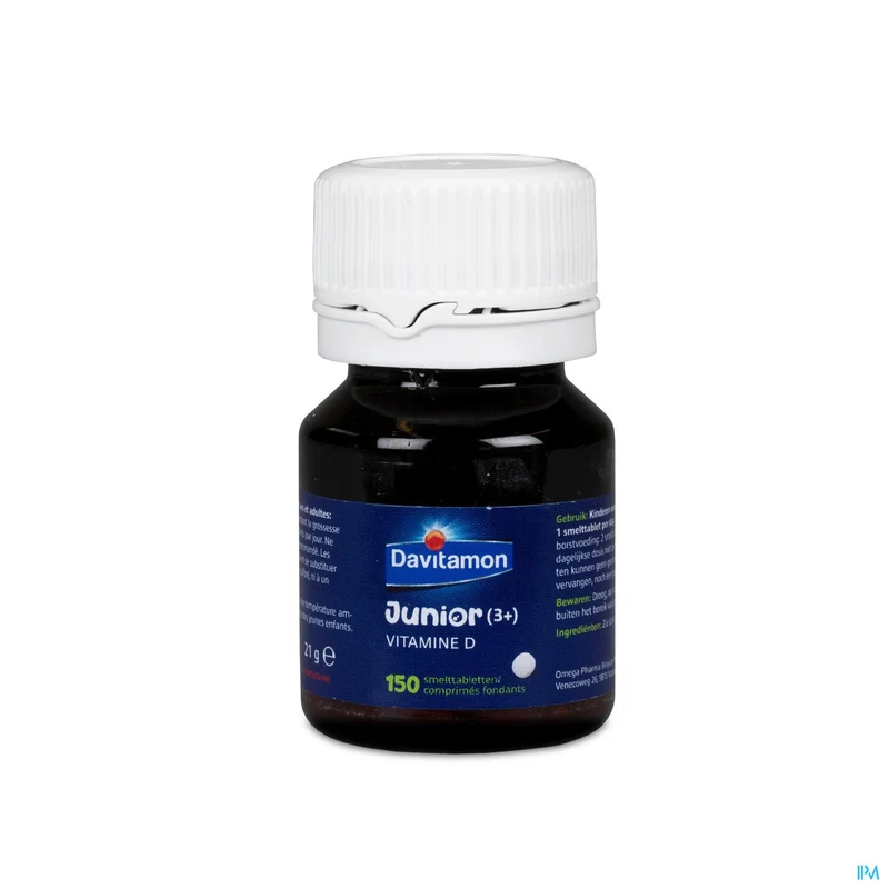 Davitamon Junior | 150 smelttabletten Citroen | Vitamine D