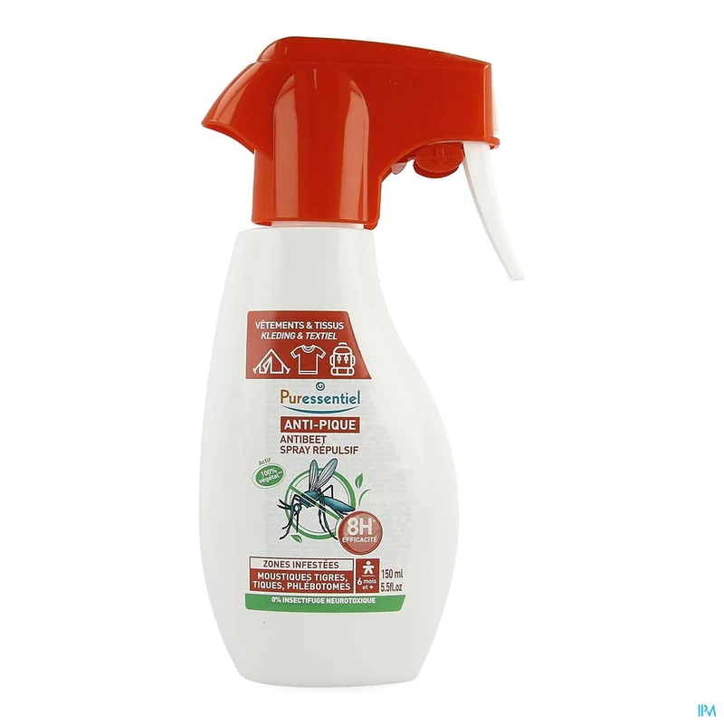 Puressentiel Anti-Insect Spray | 150ml voor Kleding & Stoffen