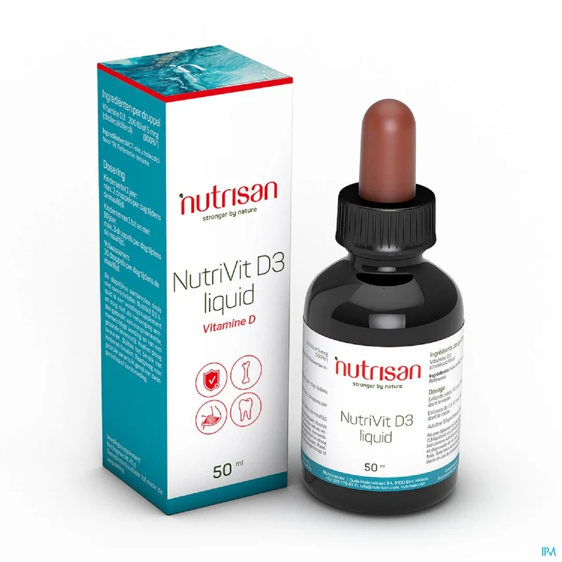 Nutrisan NutriVit D3 Liquid | 50ml druppels | Vitamine D supplement