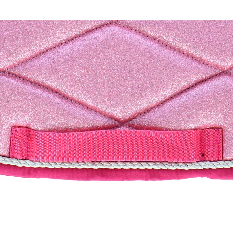 HB Tapis de Selle Sparkling Glitter Shetland Rose