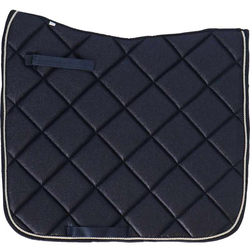 HB Tapis de Selle Sparkling Glitter Dressage Marin