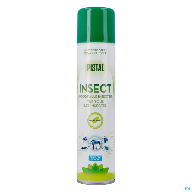 Pistal Insect Geurloos Plantaardige Insectenspray 300ml - Snelwerkend Tegen Vliegende en Kruipende Insecten