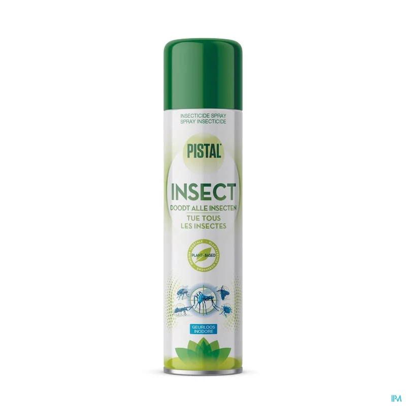 Pistal Insect Geurloos Plantaardige Insectenspray 300ml - Snelwerkend Tegen Vliegende en Kruipende Insecten