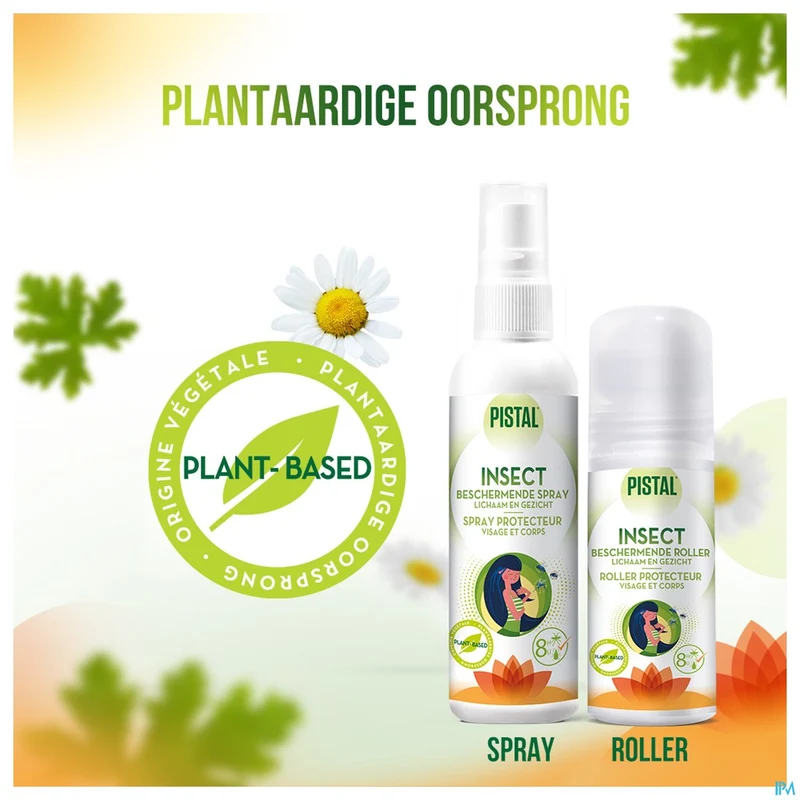 Pistal Insect Beschermende Spray - 8 Uur Bescherming, Natuurlijk & Veilig voor Gezinnen