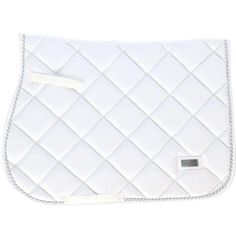 HB Tapis de Selle Crown Veelzijdigheid/Springen Blanc
