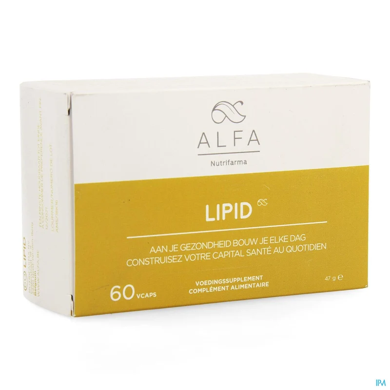 Alfa Lipid | 60 vegetarische capsules | Voedingssupplement