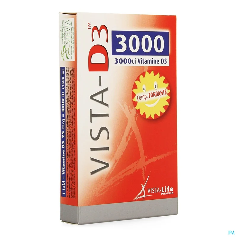 Vista D3 3000 | 60 smelttabletten | Vitamine D3 supplement
