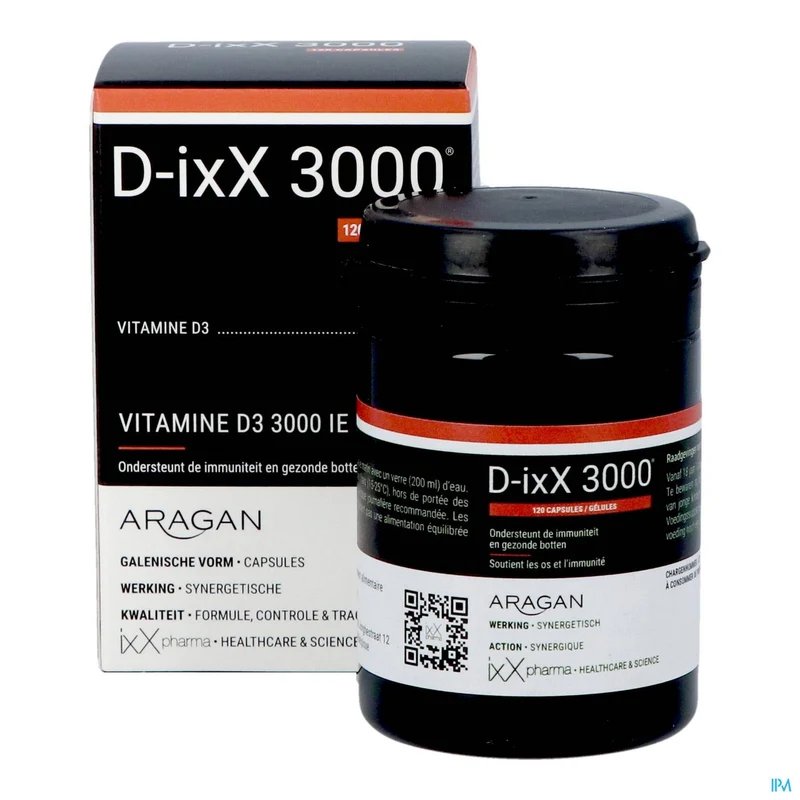 D-ixx 3000 | 120 capsules Vitamine D3 | Voedingssupplement