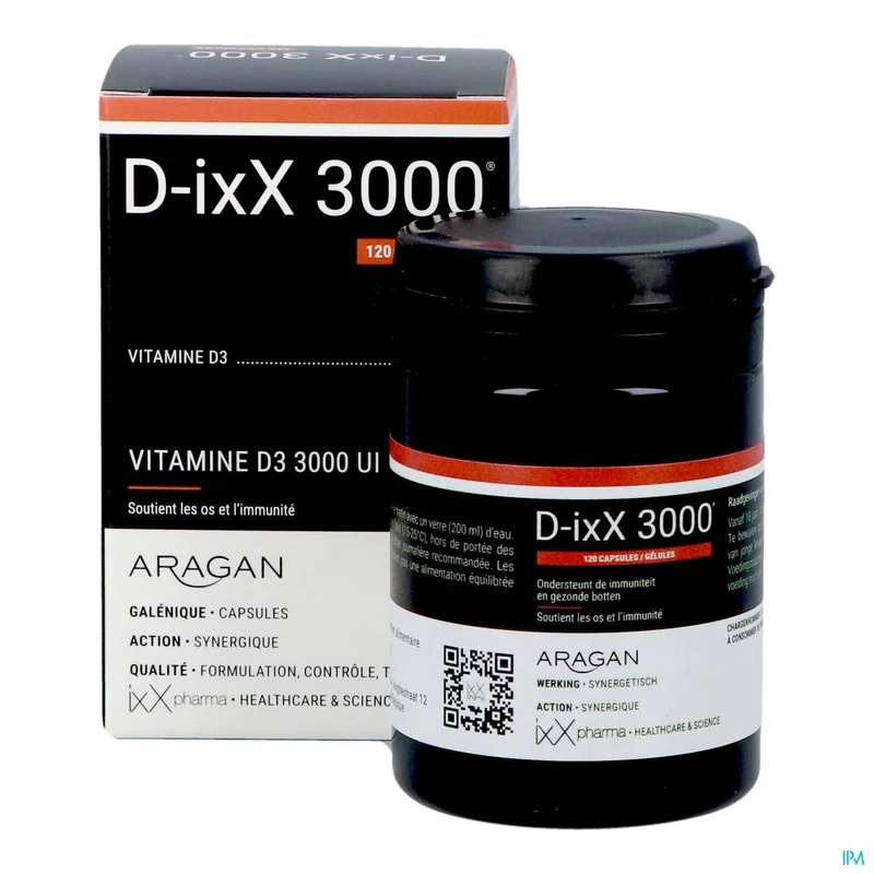 D-ixx 3000 | 120 capsules Vitamine D3 | Voedingssupplement