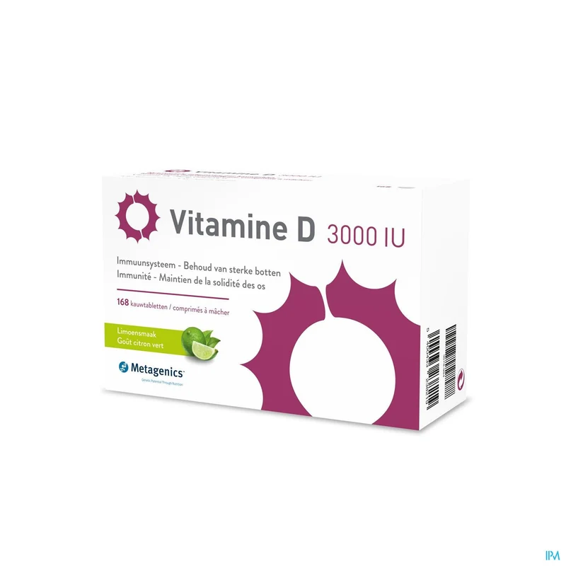 Metagenics Vitamine D 3000iu - Hoge Dosis D3 voor Sterke Botten en Immuunsysteem