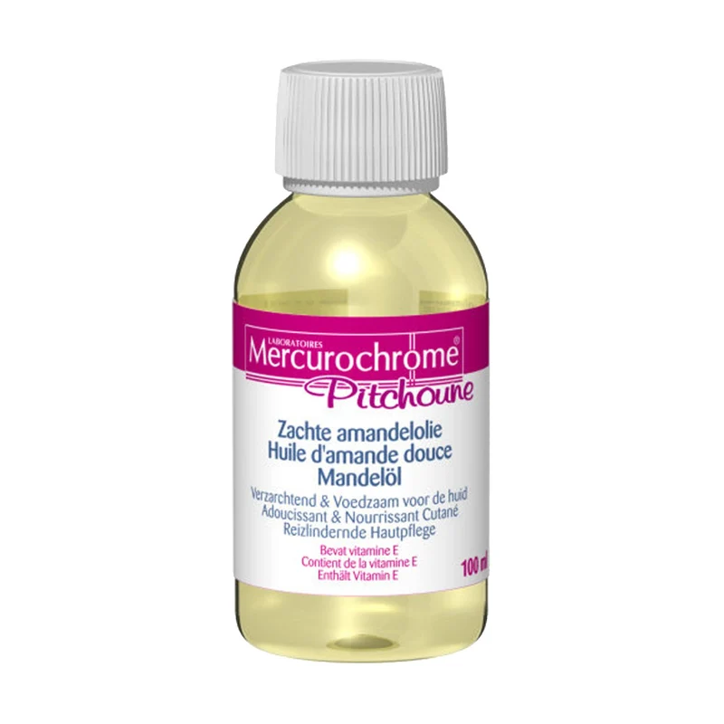 Mercurochrome Pitchoune Huile Amande Douce 100ml