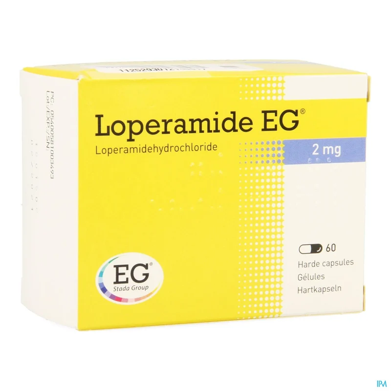 Loperamide EG 2mg | 60 capsules | Diarree