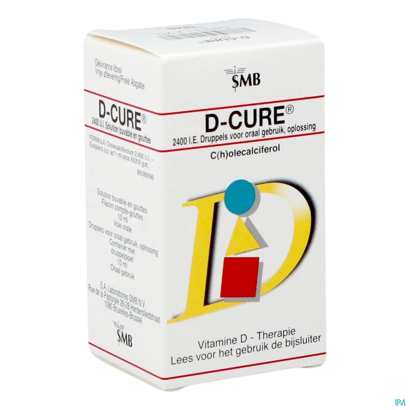 D-Cure 2400 IE | 10ml druppels | Vitamine D supplement