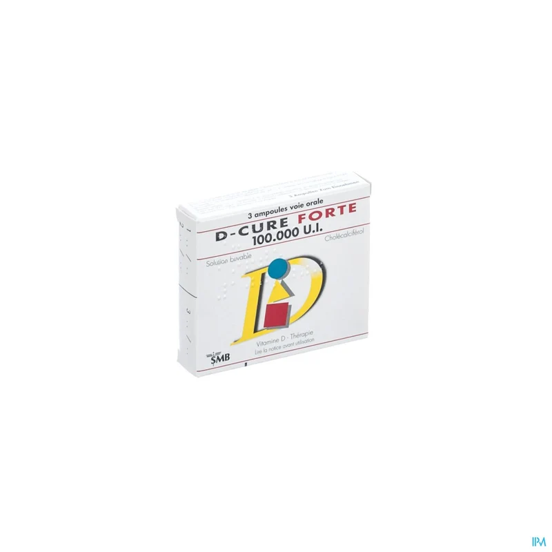 D-Cure Forte 100.000 IE | 3 ampullen | Vitamine D supplement