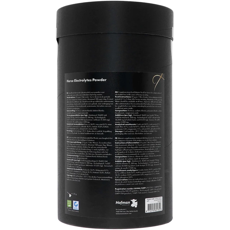 Excellent Poudre d'électrolytes avec B2 Seau