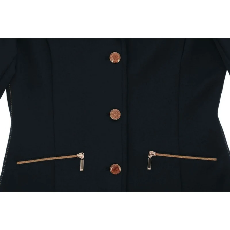 EQUITHÈME Petite Veste de Concours Athens Kids Marin