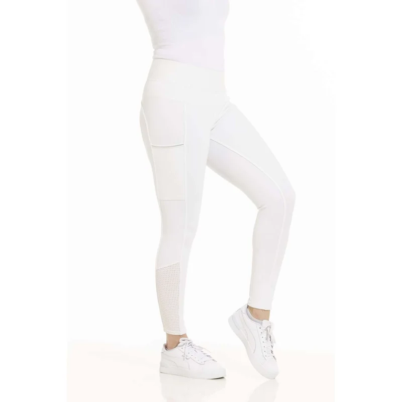 EQUITHÈME Legging d'Équitation Brigitte Blanc
