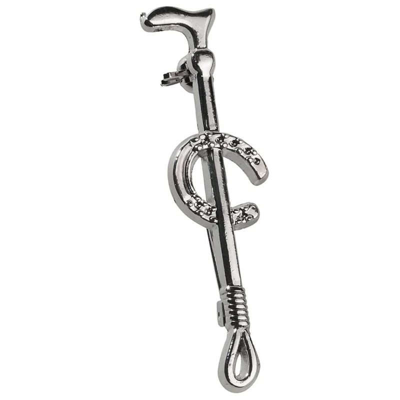 EQUITHÈME Epingle à Plastron Fer à Cheval Argent