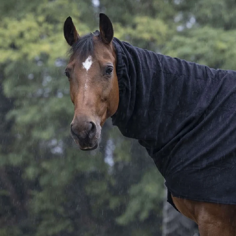 EQUITHÈME Couvre-Cou Fleece Polaire Noir