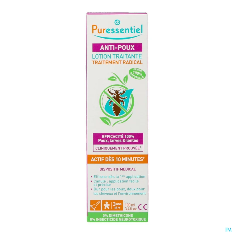 Puressentiel Anti-luizen | 100ml lotion | Luizenbehandeling