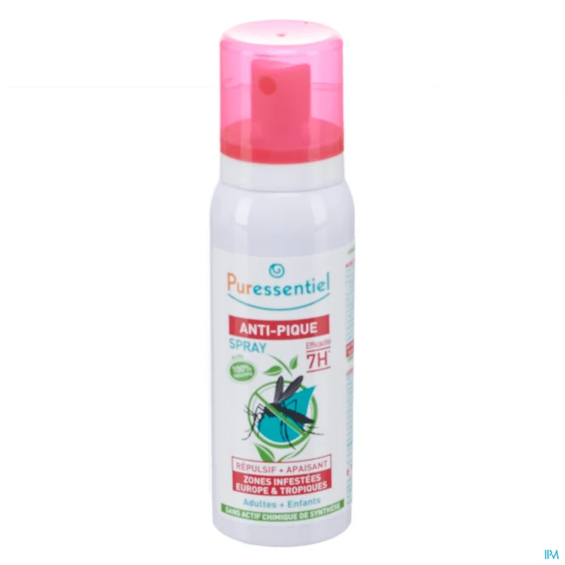Puressentiel Abeet | 75ml Natuurlijke Muggenspray | Insectenwering