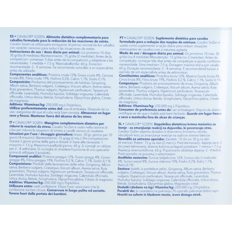 Cavalor Produit Calmant SoZen