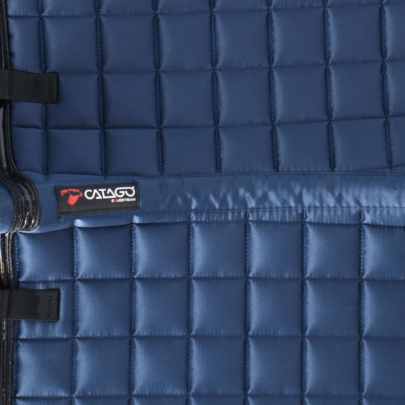 Catago Tapis de Selle FIR-Tech Elegant Islandais Marin