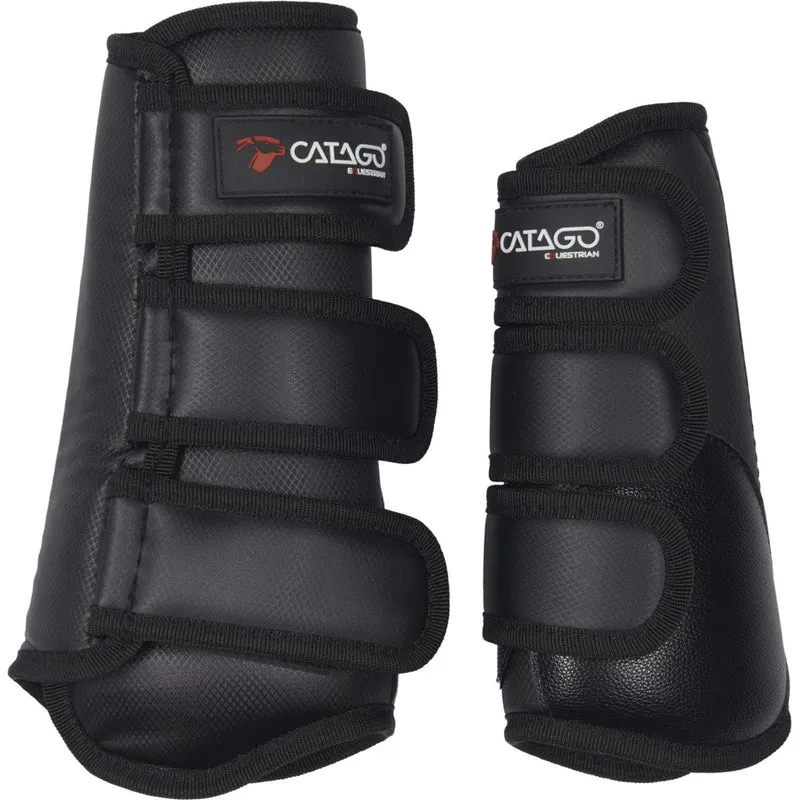 Catago Guêtres Jeu de 4 Noir