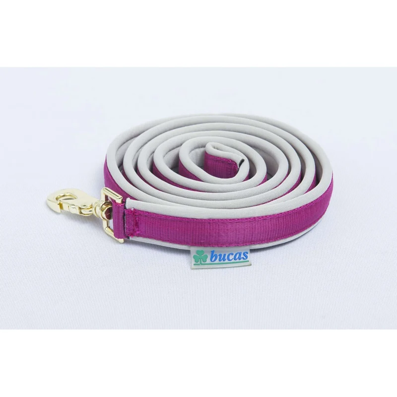 Bucas Lead Rein Dublin Padded Berry/Argent