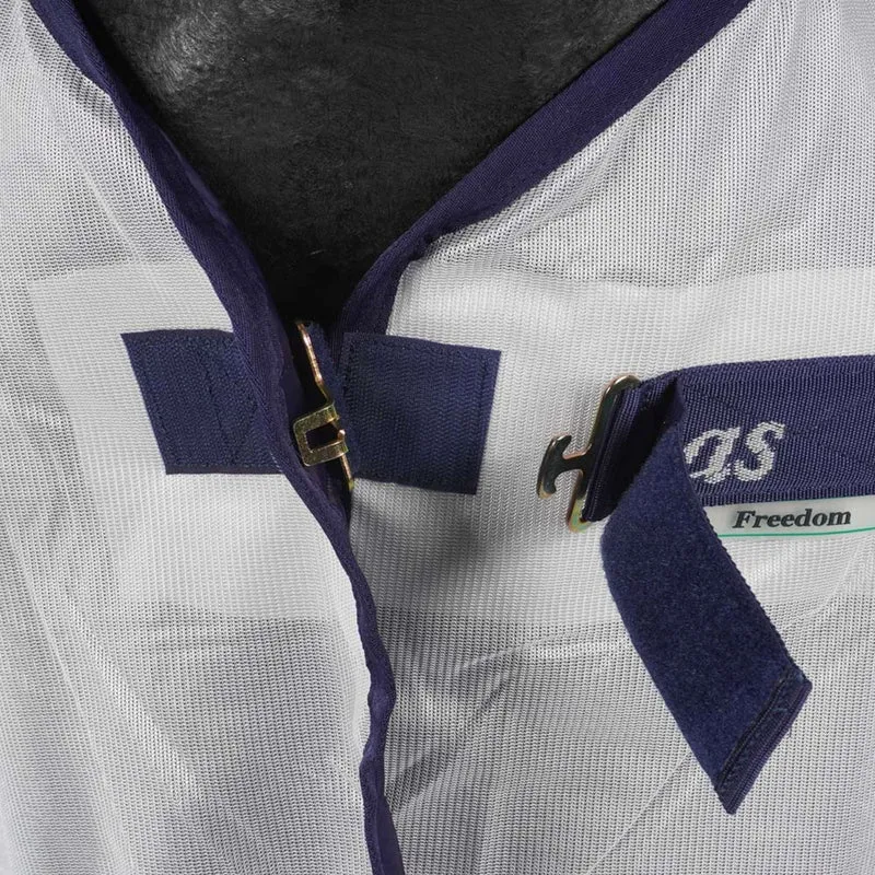 Bucas Freedom Fly Sheet Full Neck Argent