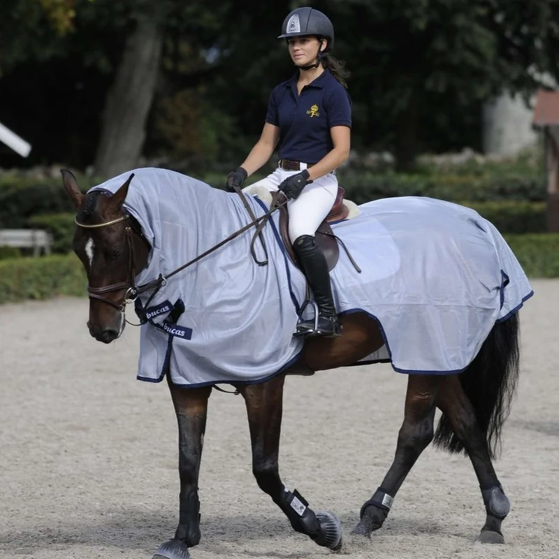 Bucas Buzz-Off Riding Bleu