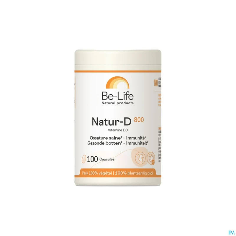 Be-life Natur D 800 | 100 capsules | Vitamine D3 supplement