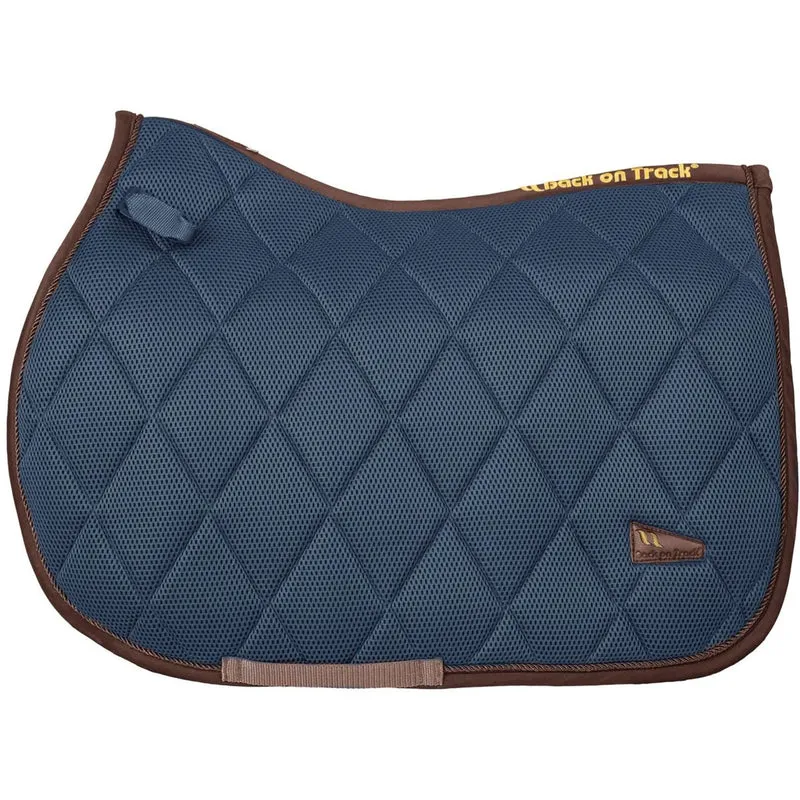 Back on Track Tapis de Selle AirFlow de Saut Bleu